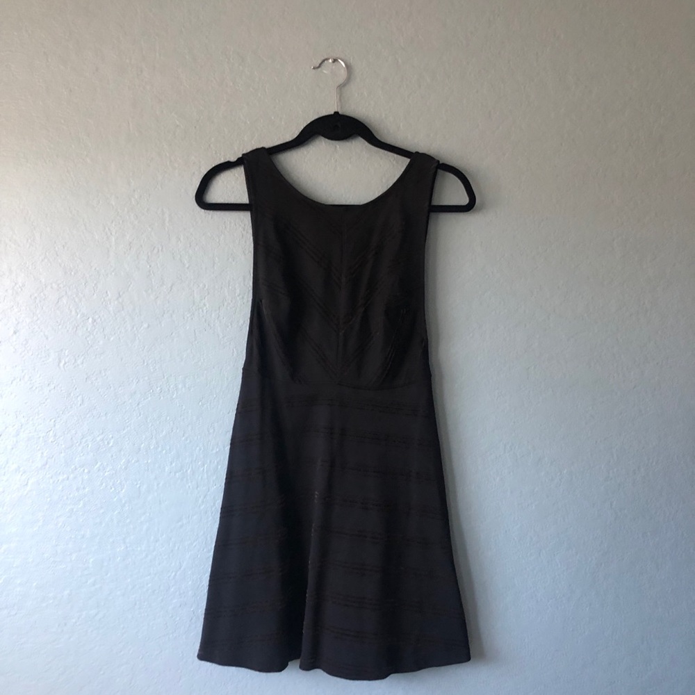 Free People low back black dress